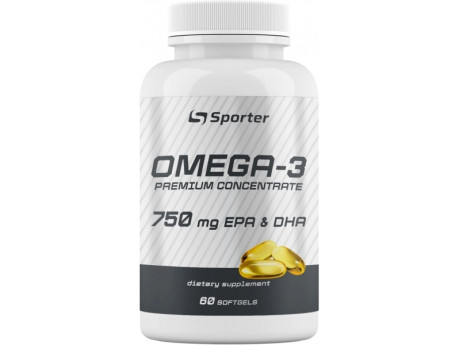 Omega 3 500 EPA 250 DHA Sporter (60 капсул)