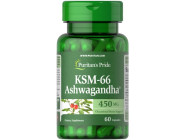 KSM-66 Ashwagandha 450мг Puritan's Pride (60 капсул)