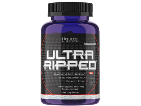 Ultra Ripped Ephedra Free Ultimate nutrition(180 капсул)