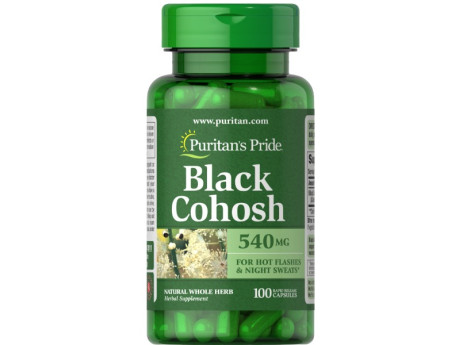 Black Cohosh 540мг Puritan's Pride (100 капсул)