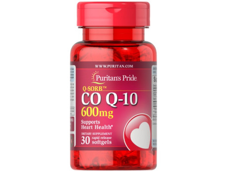 Q-Sorb CO Q-10 600 мг Puritan's Pride (30 капсул)