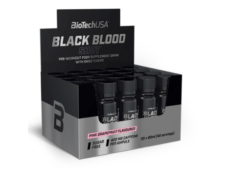 Black Blood Shot Biotech USA (20 шт по 60 мл)