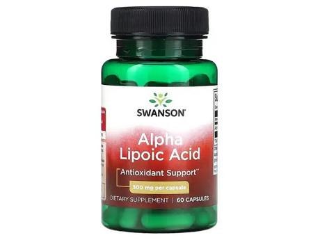 Альфа-ліпоєва кислота Alpha Lipoic Acid 300 mg (60 капсул)