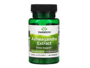 Ashwagandha Extract Standardized 450мг Swanson (60 капсул)