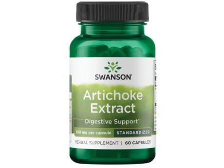 Artichoke Extract Standardized 250мг Swanson (60 капсул)