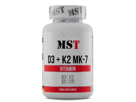 Vitamin D3 + K2 MK7 MST (60 капсул)