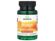 Biotin 5000мкг Swanson (100 капсул)