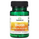 Biotin 5000мкг Swanson (30 капсул)