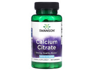 Calcium Citrate 200мг Swanson (60 капсул)