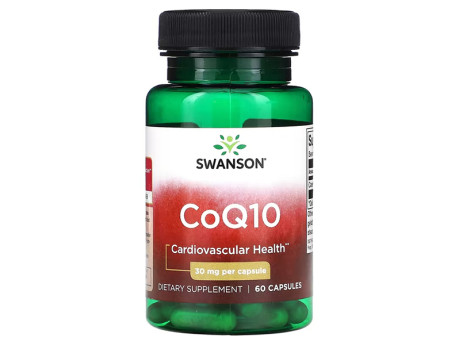 CoQ10 30мг Swanson (60 капсул)