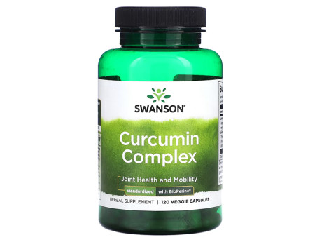 Curcumin Complex - Standardized with BioPerine Swanson (120 капсул)