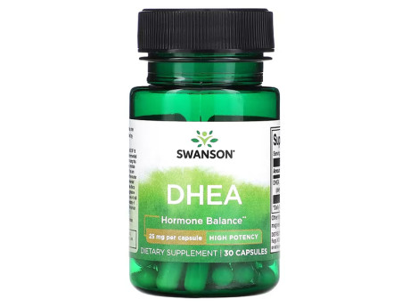 DHEA 25мг Swanson (30 капсул)