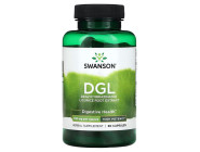DGL Deglycyrrhizinated Licorice Root Extract 700мг Swanson (90 капсул)