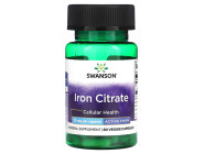 Iron Citrate 25мг Swanson (60 капсул)