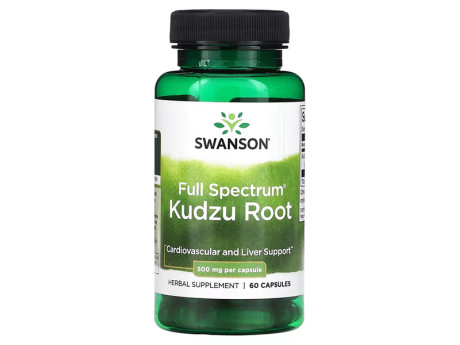 Kudzu Root Full Spectrum 500мг Swanson (60 капсул)