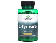 L-Tyrosine 500мг Swanson (100 капсул)