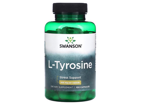 L-Tyrosine 500мг Swanson (100 капсул)
