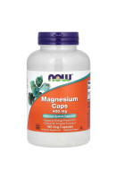 Magnesium 400мг NOW (180 вег капсул)