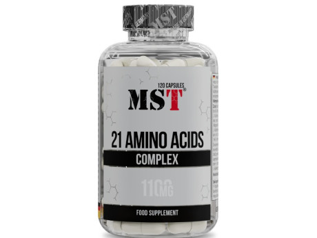 21 Amino Acids 1100мг MST (120 капсул)