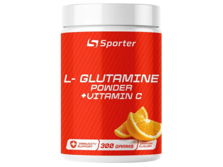 L - Glutamine + Vitamin C Sporter (300 грамів)