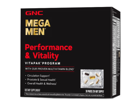 Mega Men Vitapak Performance and Vitality GNC (30 пакетів)