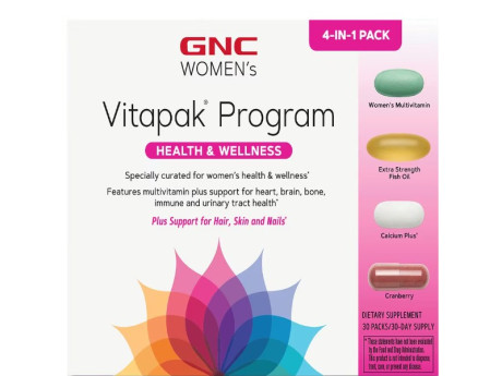 Women's Vitapak Program Health & Wellness GNC (30 пакетів)