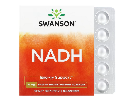 NADH 10мг Swanson (30 льодяників)
