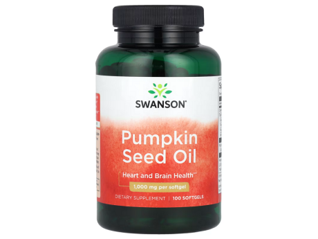 Pumpkin Seed Oil 1000мг Swanson (100 капсул)