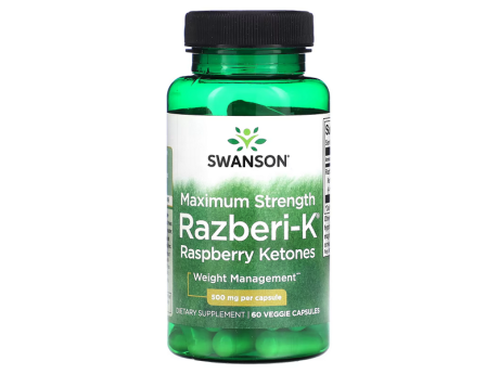 Raspberry Ketones 500мг Swanson (60 капсул)