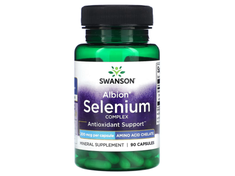 Selenium Glycinate Complex 200мкг Swanson (90 капсул)