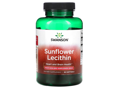 Sunflower Lecithin 1200мг Swanson (90 капсул)