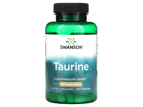 Taurine 500мг Swanson (100 капсул)