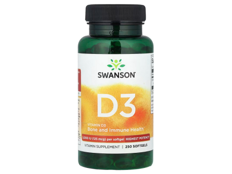 Vitamin D3 5000 IU Swanson (250 капсул)