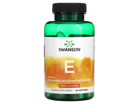 Vitamin E 1000 IU 450мг Swanson (60 капсул)