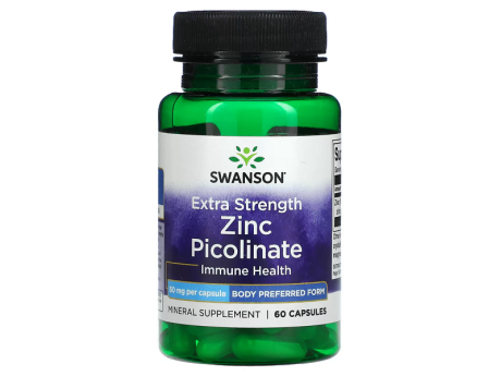 Zinc Picolinate 50мг Swanson (60 капсул)
