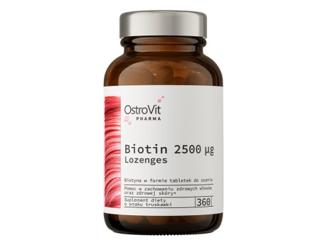 Pharma Biotin 2500µg Lozenges OstroVit (360 таблеток)