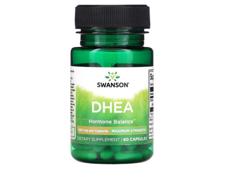 DHEA 100мг Swanson (60 капсул)