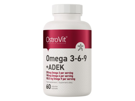 Omega 3-6-9 + ADEK OstroVit (60 капсул)