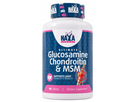 Ultimate Glucosamine Chondroitin & MSM Complex Haya Labs (90 таблеток)