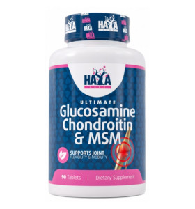 Ultimate Glucosamine Chondroitin & MSM Complex Haya Labs (90 таблеток)