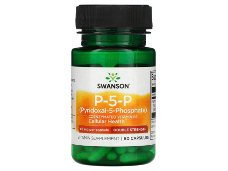 P-5-P 40мг Swanson (60 капсул)