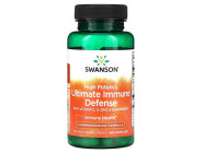 Ultimate Immune Defense with C, D, Zinc & Elderberry Swanson (60 вег капсул)