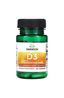 Vitamin D3 1000 IU Swanson (30 капсул)