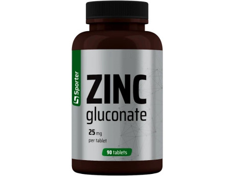 Zinc Gluconate 25мг Sporter (90 таблеток)