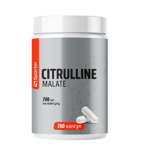 Citrulline Malate 700мг Sporter (200 капсул)