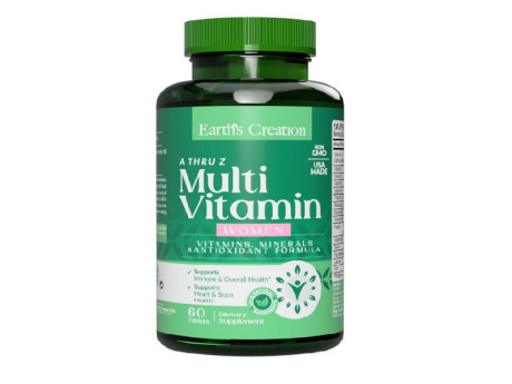 Multivitamin (A thru Z) For Women Earth‘s Creation (60 таблеток)
