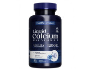 Liquid Calcium 1200 Plus Vitamin D3 Earth‘s Creation (60 капсул)