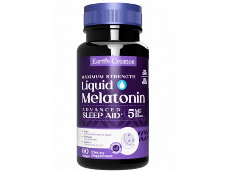 Melatonin 5мг Earth‘s Creation (60 капсул)