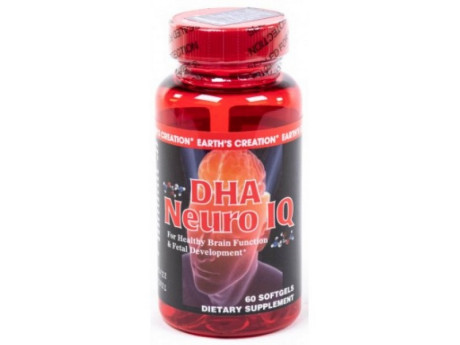 DHA Nuero IQ 100мг Earth‘s Creation (60 капсул)
