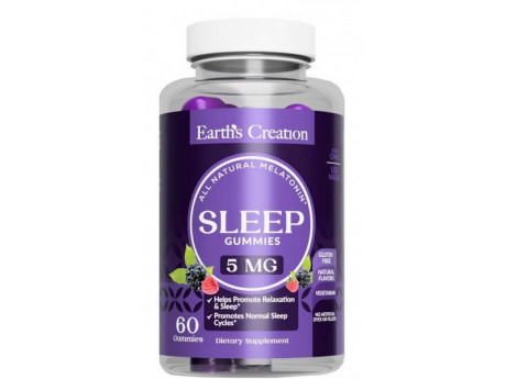 Melatonin 5мг SLEEP Earth‘s Creation (60 таблеток)